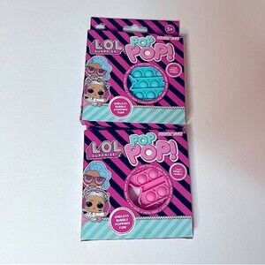 LOL Surprise Bundle! LOL POP POP! SQUISH’UMS (2 Packs) Pink & Blue.  NEW!